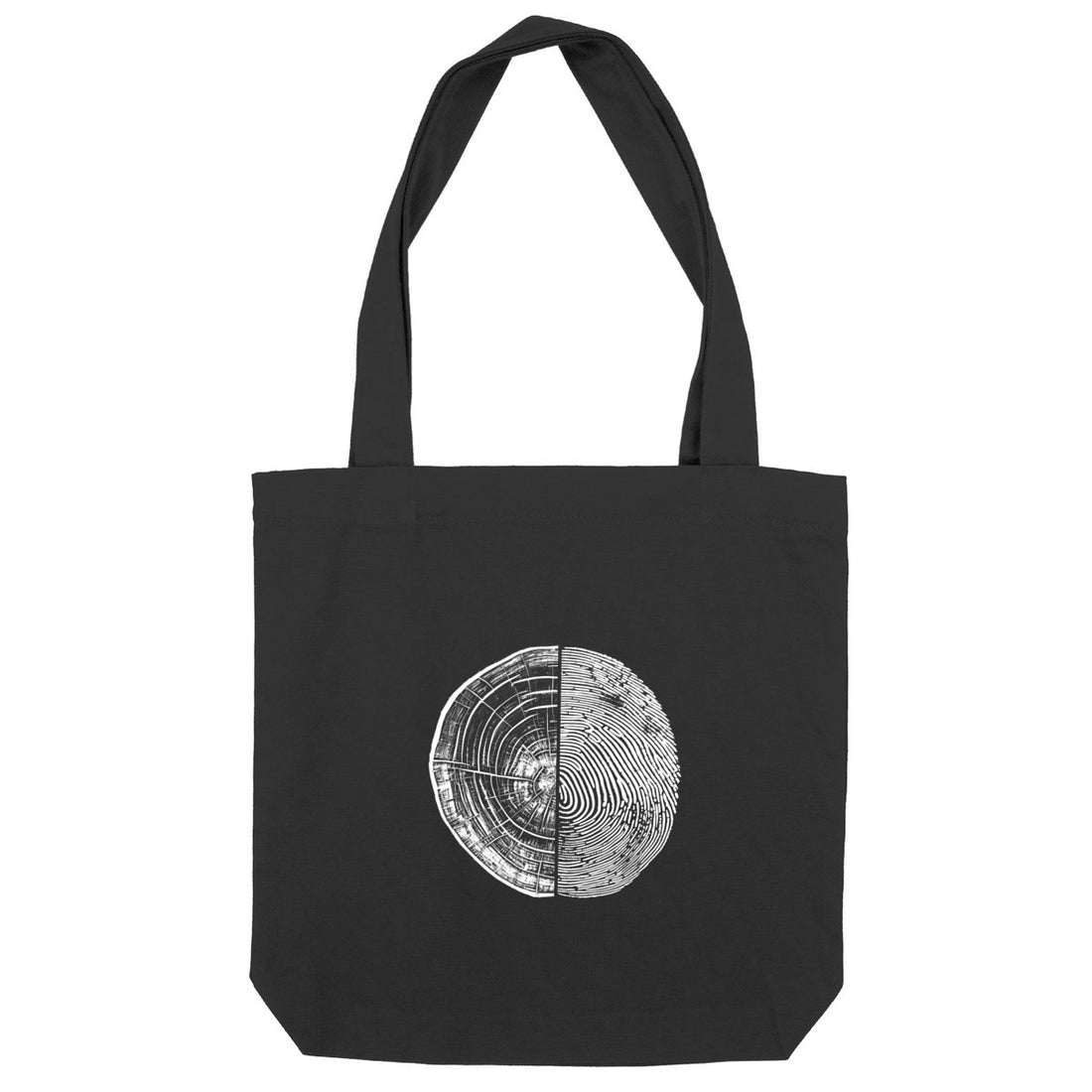 Tree Rings Recycled Tote 