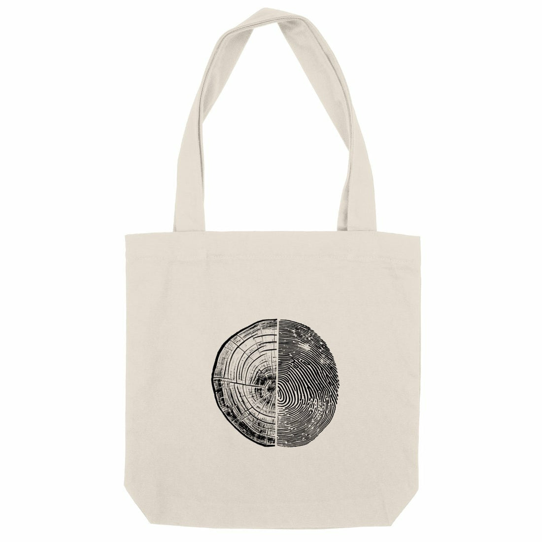 Tree Rings Recycled Tote 